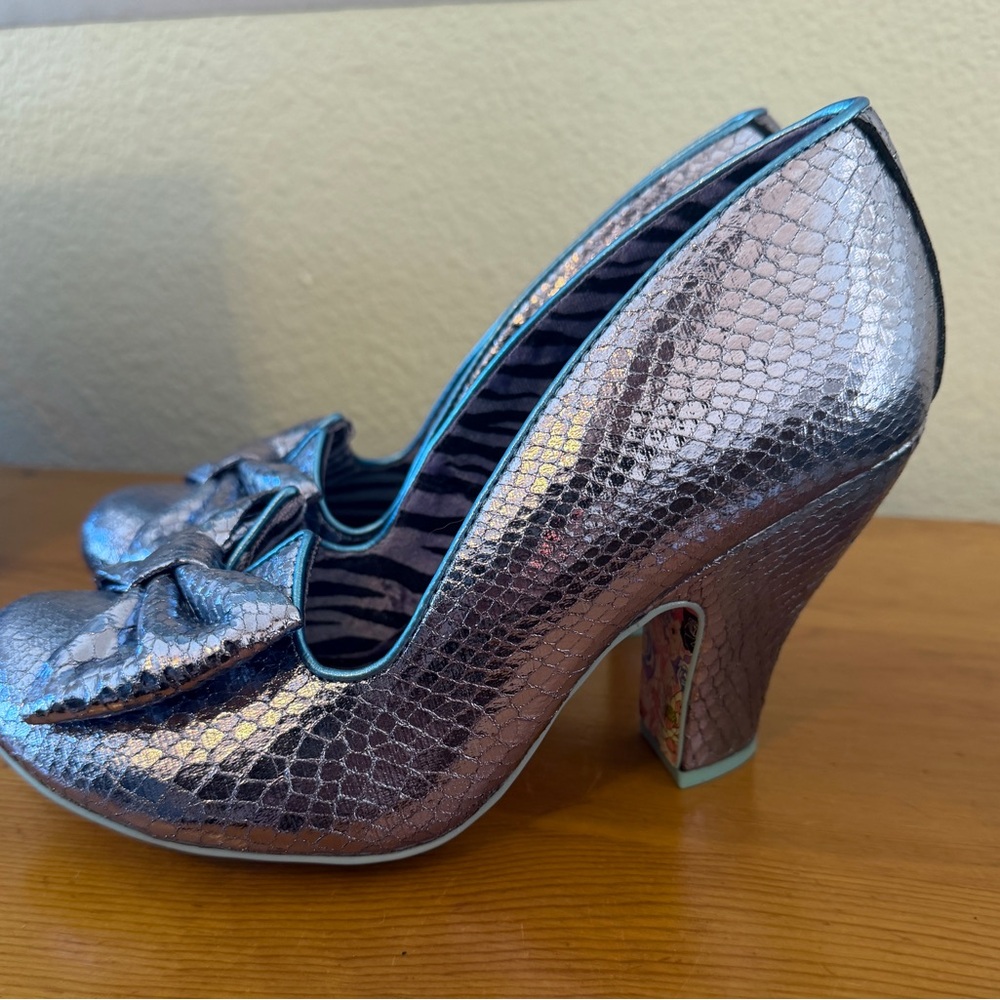 Irregular Choice Pastel Blue Heels - Just in Time - New In Box - Picture 5 of 16